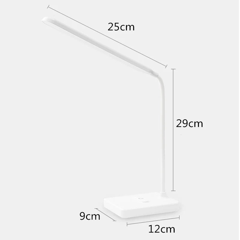 LED touch dimming desk lamp USB charging reading eye protection table light learning bedroom living room lighting book lamps