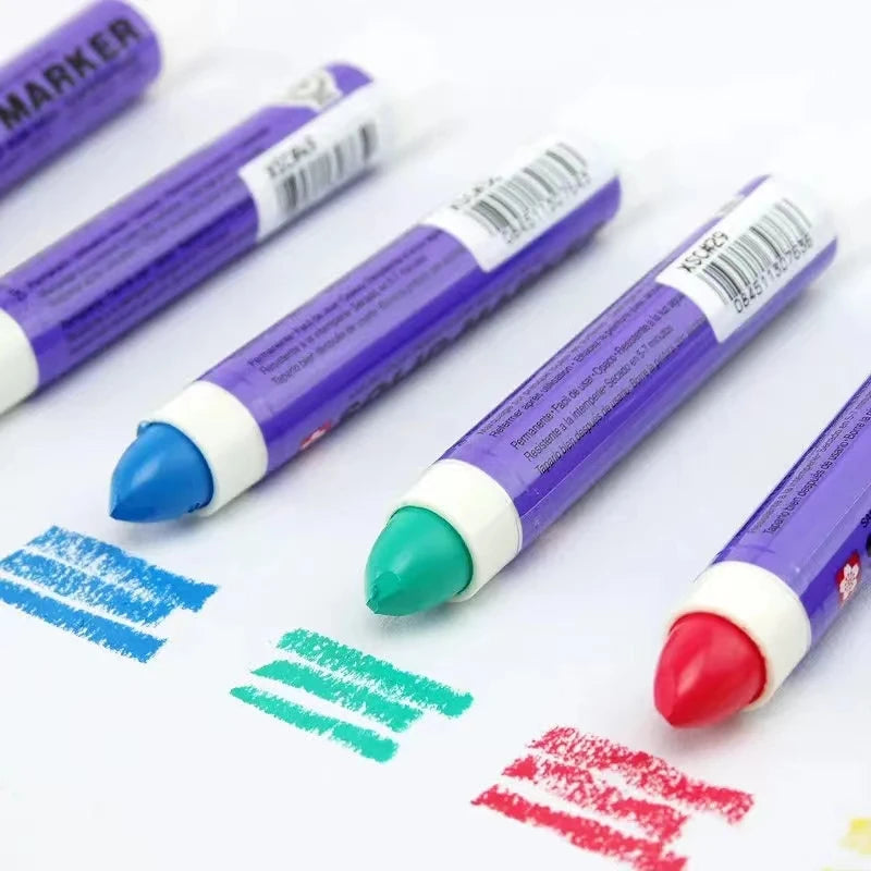 Cherry Blossom XSC Solid Paint Pen Marker Industrial Crayon Dry Writable Steel Plate Water-oil Surface Multifunctional Pen