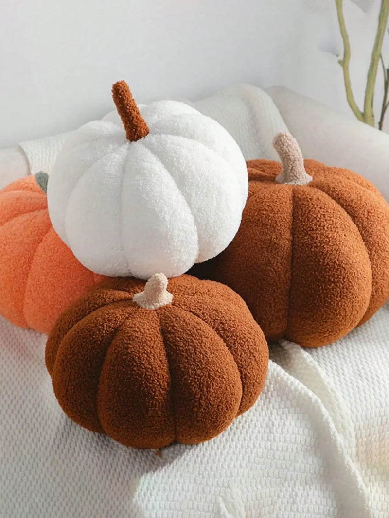 Hallowen Decoration Soft Pumpkin Pillow Sofa Cushion Bedroom Decoration Kids Gifts Baby Soothing Plushies Toys Outdoor Pillows