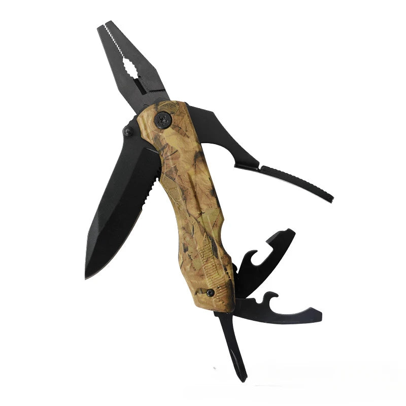 Multifunctional Knife Pliers Outdoor Home Portable Outdoor Survival Folding Knife Plier Screwdriver Hand Tool Car Emergency Tool