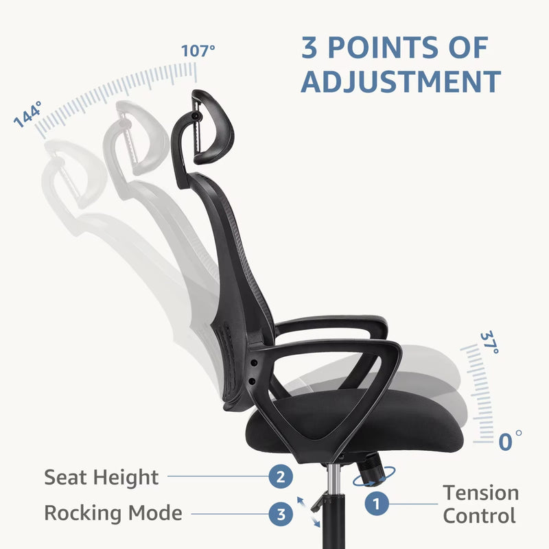 Ergonomic Office Chair with Adjustable Features for Maximum Comfort