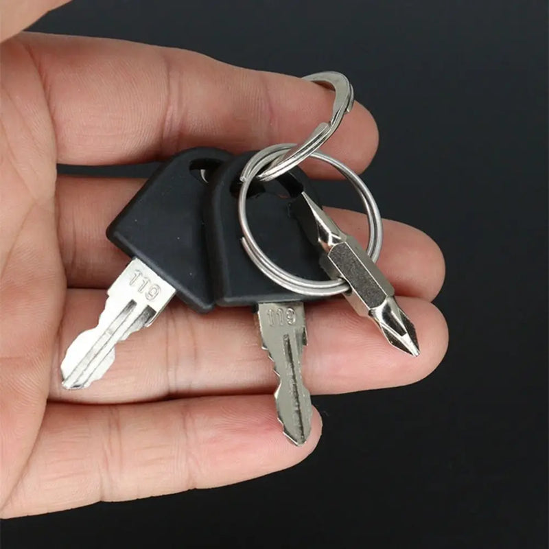 Portable Key Ring Keychain Screwdriver Pocket Multifunction Phillips Slotted Screwdriver Gadget Repair Tool Mini Screwdriver