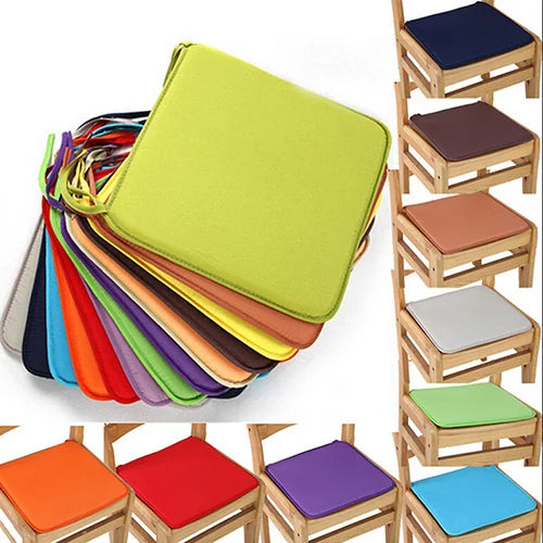 Hot Sale 7 Colors 40x40cm Cotton Blend Cushions Dining Garden Home Kitchen Office Chair Seat Pads Cushion