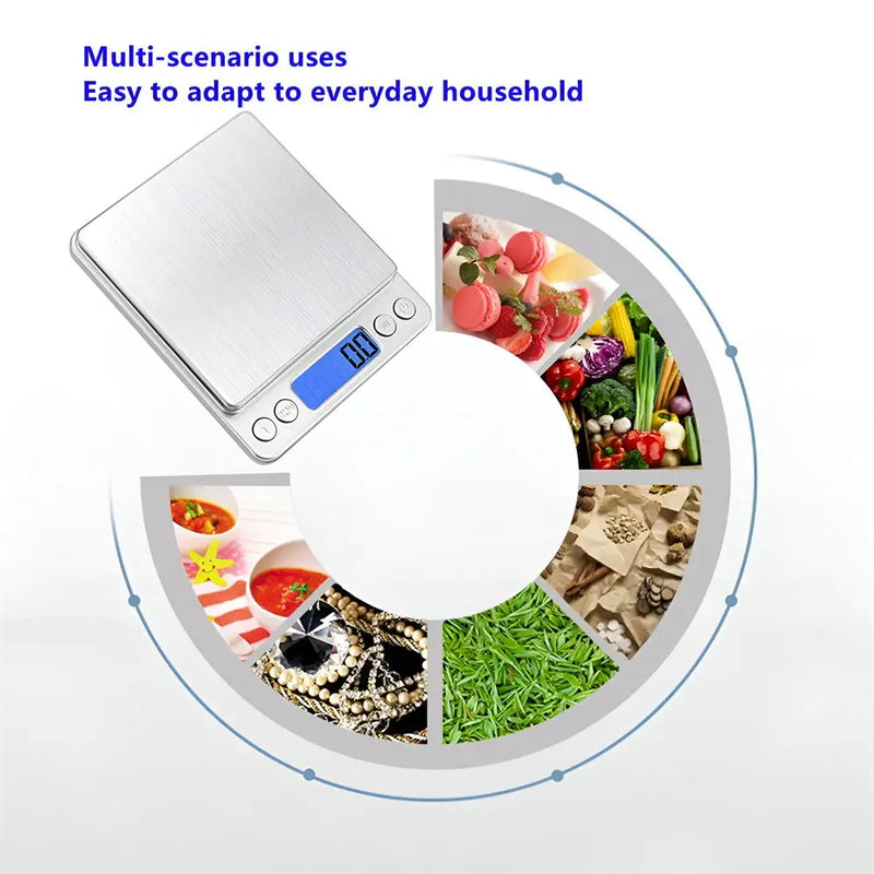 Digital Kitchen Scale 500/1kg/2kg/ 3kg