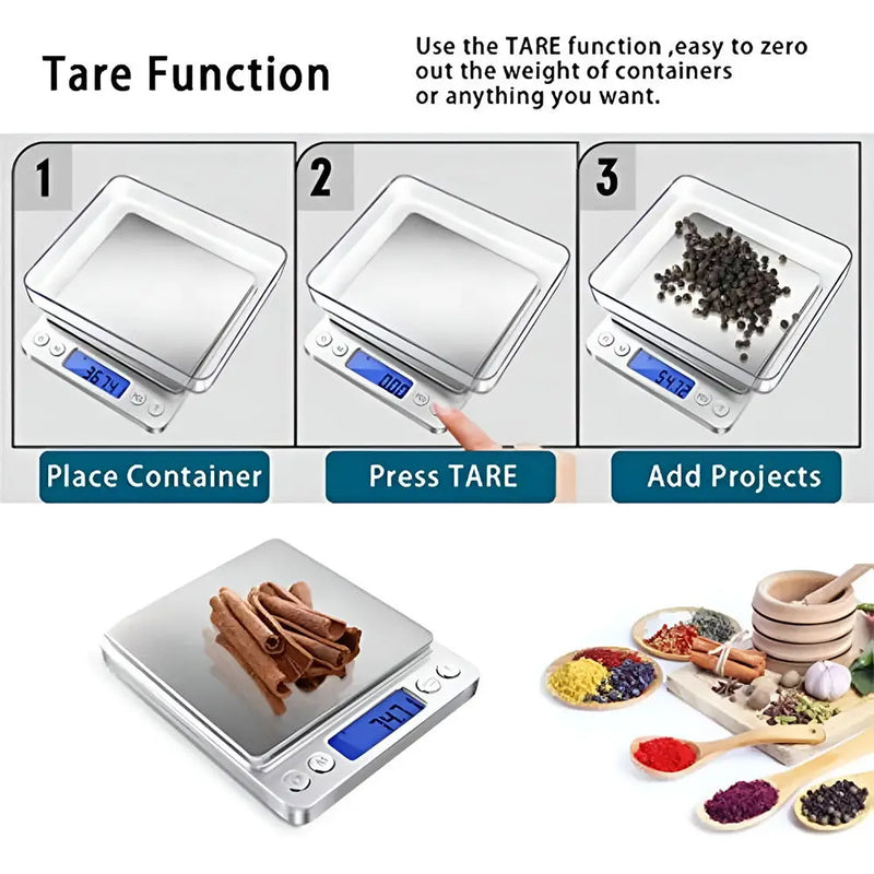 Digital Kitchen Scale 500/1kg/2kg/ 3kg