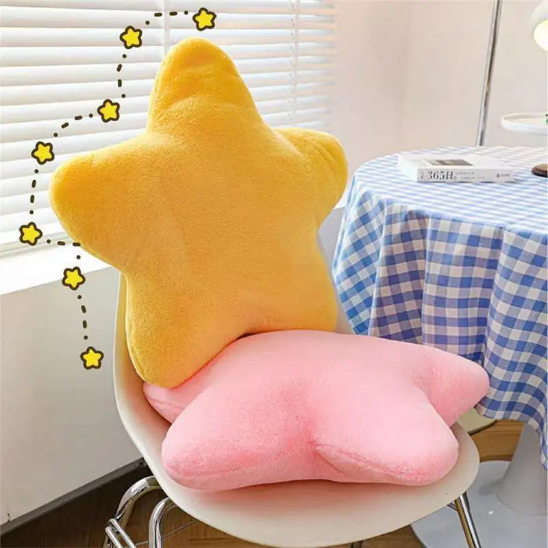 Star Throw Pillow Plush Doll Toy Super Soft Sleeping Pillow Sofa Cushion Bedroom Ornaments Office Girl Birthday Gift