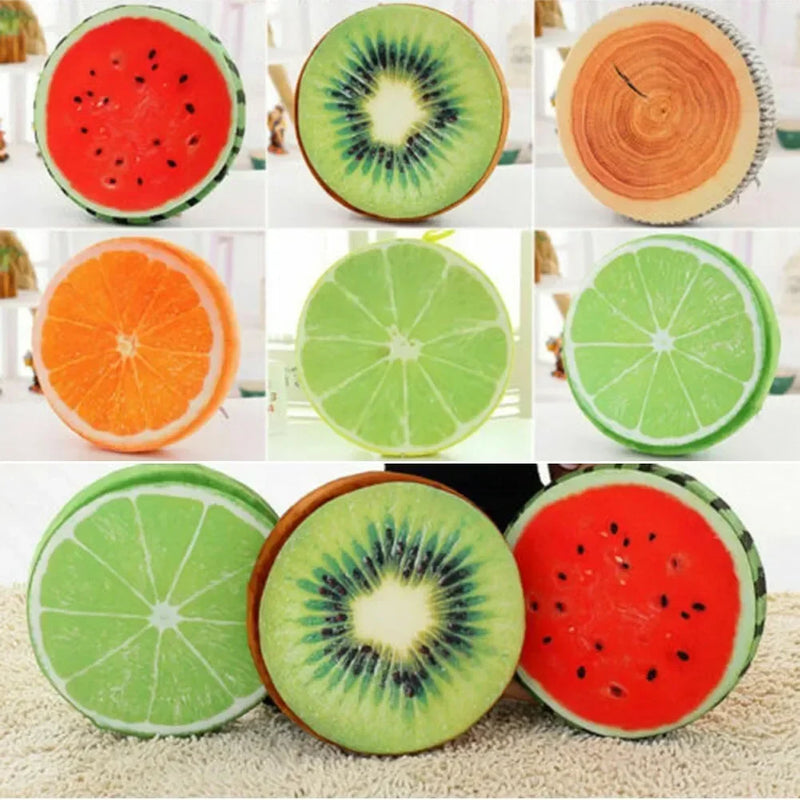 Creative Fruit Seat Cushion Plush Sofa Bedroom Living Room Throw Pillow Garden Chair Cover Home Decoration