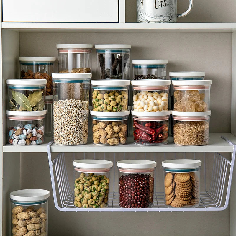 Food Container Storage Jars Transparent