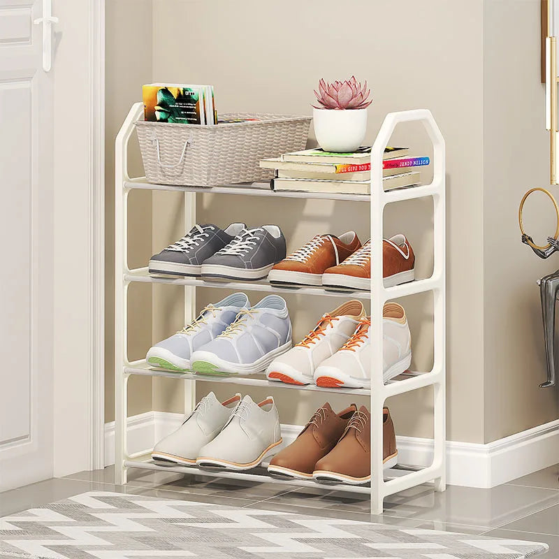 T1 Four high dormitory shoe cabinet shelf creative 4 tier storage home furnishing shelf kitchen storage pendulum holder